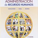 Administracion de Recursos Humanos 17e - Bohlander ( Spanish Edition) isbn 9786075265261