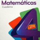 Para Crecer Matematicas 4 (Cuaderno) isbn 9781618752833 Ediciones Santillana