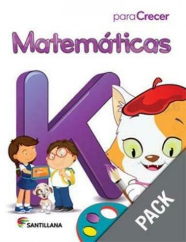 Para Crecer Matematicas  K Pack (Libro y Cuaderno) isbn 9781618754684 Ediciones