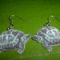 Acrylic turtle earrings  FREE SHIP