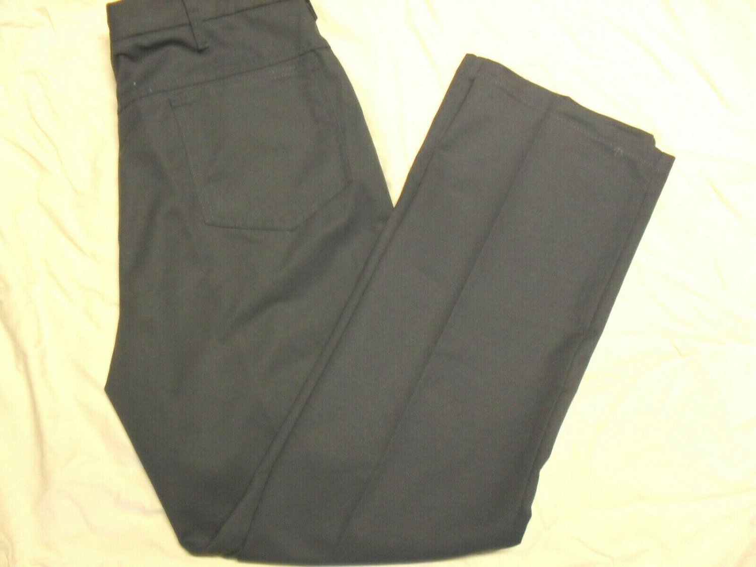 Brand New Men's Gray Work Pants 38x32 Flat Front Slim Aramark-Buy More ...