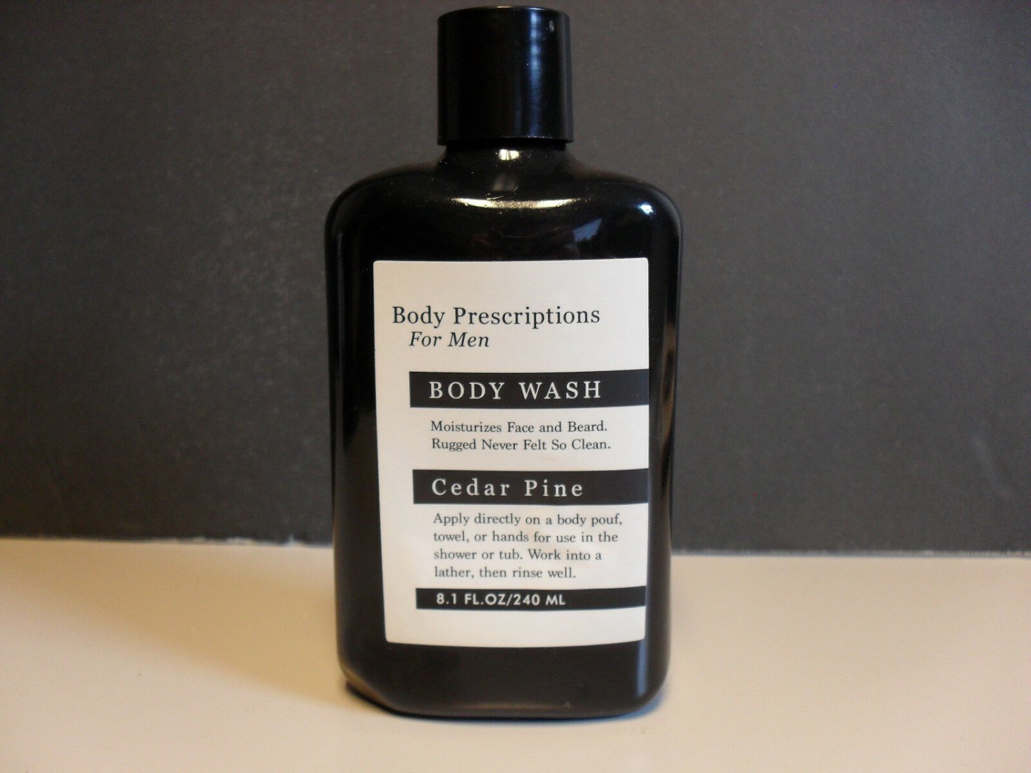 Body Prescriptions For Men Cedar Pine Body Wash 8.1 oz New