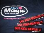 Save Magic Mountain T-Shirt and Sticker Combo