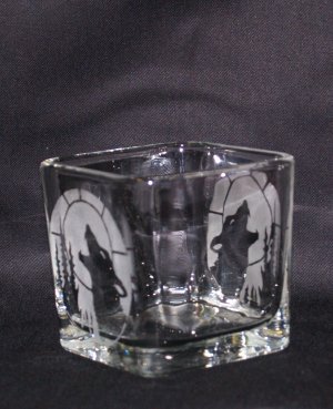 Wolf Candle Holder