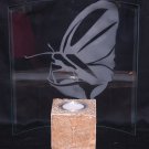 Butterfly Candle & Glass Art