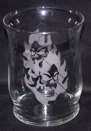 Skull Candle Holder