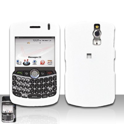 Blackberry Curve 8330 8300 White Hard Case Snap on Cover
