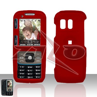 Red Cover Case Snap on Protector for Samsung Rant M540