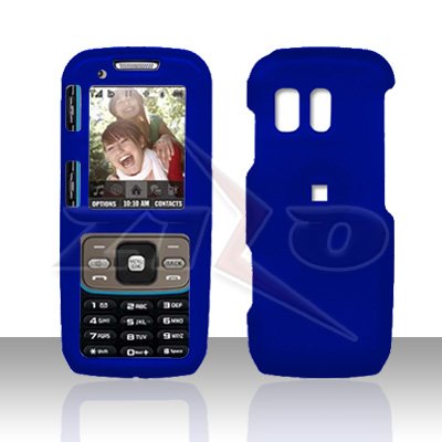 Blue Cover Case Snap on Protector for Samsung Rant M540