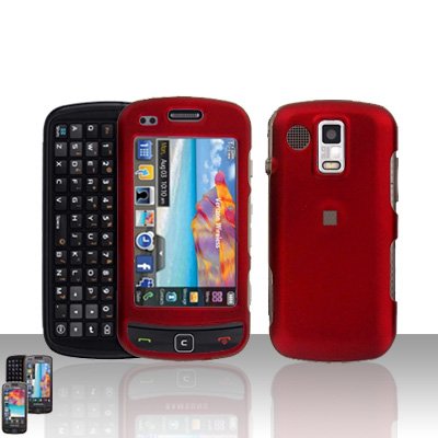 Red Cover Case Snap on Protector for Samsung Rogue U960