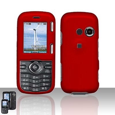 Red Cover Case Snap on Protector for LG Rumor 2 LX265