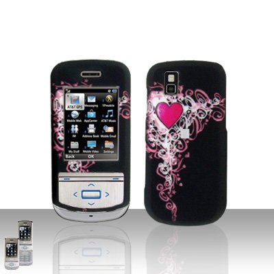 Heart Cover Case Snap on Protector for LG Shine II 2