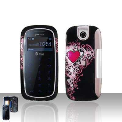 Pantech Impact P7000 Vintage Heart Cover Case Snap on Protector P 7000