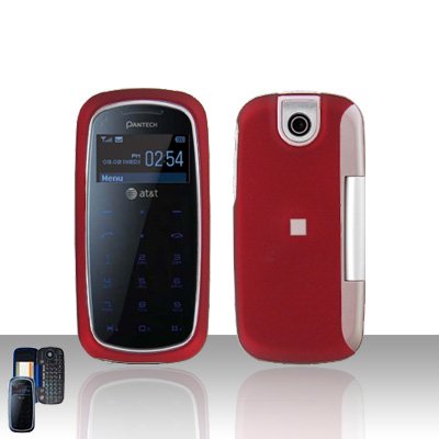Pantech Impact P7000 Red Cover Case Snap on Protector P 7000