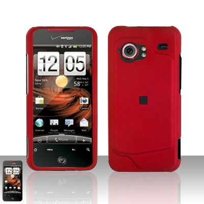 HTC Droid Incredible 6300 Red Case Cover Snap on Protector