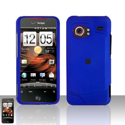 HTC Droid Incredible 6300 Blue Case Cover Snap on Protector