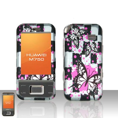 Huawei M750 Butterflies Design Case Cover Snap on Protector