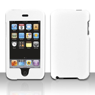 White Hard Snap on Case Cover for Apple iPod Touch 2 Touch 3
