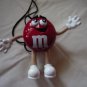 Red M&M mini AM/FM radio