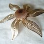 Vintage Filegree Flower pin brooch