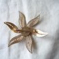 Vintage Filegree Flower pin brooch