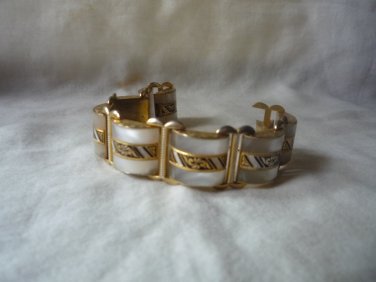 Vintage Damascene bracelet