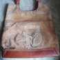 Vintage Fendi suede leather purse handbag tote