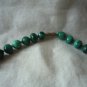Vintage Malachite bead necklace and bracelet
