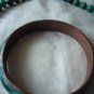 Vintage Malachite bead necklace and bracelet