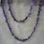 Amethyst bead necklace
