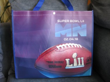 Super Bowl 52 shopping tote reusable bag