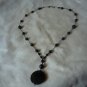 Onyx and sterling silver 925 necklace