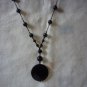 Onyx and sterling silver 925 necklace