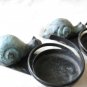 Tag metal snail candleholders