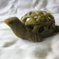 Carved Soap Stone Filigree Turtle