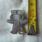 Vintage Nurse pin brooch silver 925 EFS Mexico