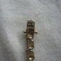 Ross Simon 925 silver Vermeil illusion tennis bracelet with ruby heart charm