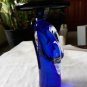Murano Formia Art Glass standing Chinese Figurine blue