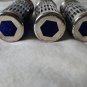 Salt and pepper shakers cobalt blue UK