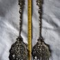 Vintage Montagnani Brass Salad Set Fork & Spoon Italy