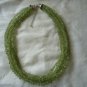 Silver 925 peridot necklace India.