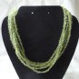 Silver 925 peridot necklace India.