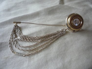 Vintage Uno a Erre 925 sterling silver stick pin