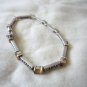 Silver 925 Marcasite and yellow stones bracelet