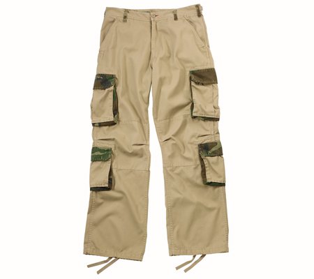 2138 ULTRA FORCETM VINTAGE KHAKI W/WOODLAND CAMO ACCENT FATIGUES 3XL