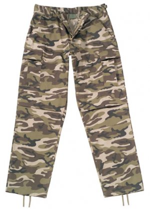 7453 ULTRA FORCE BDU PANTS - RETRO CAMO XSMALL