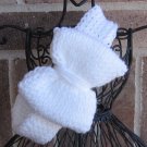 Headband Knit White Bow Ear Warmer Head Wrap G1