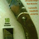 X-Blades Folding Utility Knife \ Gold