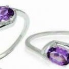 SIDE SET AMETHYST RING