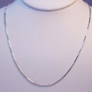 BALL AND BEAD LINK NECKLACE
